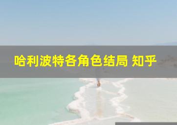 哈利波特各角色结局 知乎